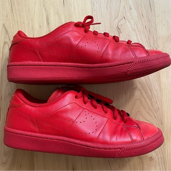 Big KID'S Nike Tennis Classic Premium (GS) University Red 834123 600 - Picture 3 of 7